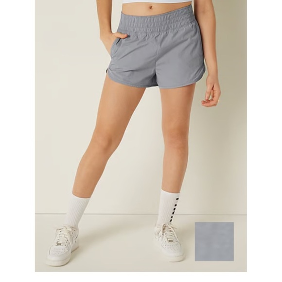 PINK Victoria's Secret Pants - New NWT NIP VS PINK Victoria Secret 3” active running shorts grey gray L large